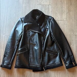 Kut from the Kloth Black Textured Jacket